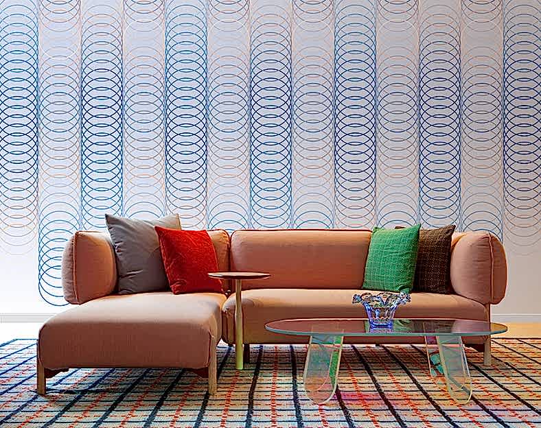 Circles Mural 2914-3