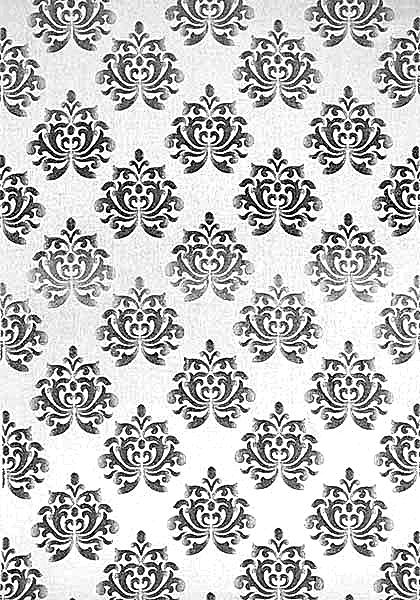 GLITTER DAMASK EMBROIDERY AW9105