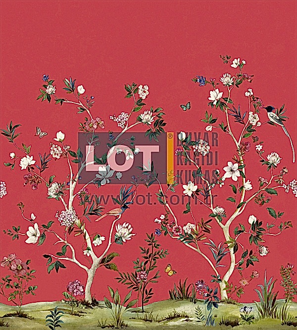 Chinoiserie Magnolia Mural DB30501M