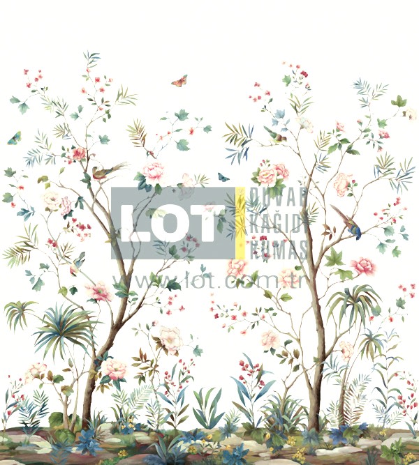 Charleston Garden Mural DB31400M